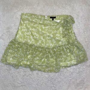 Ever After green‎ plant ruffle skirt